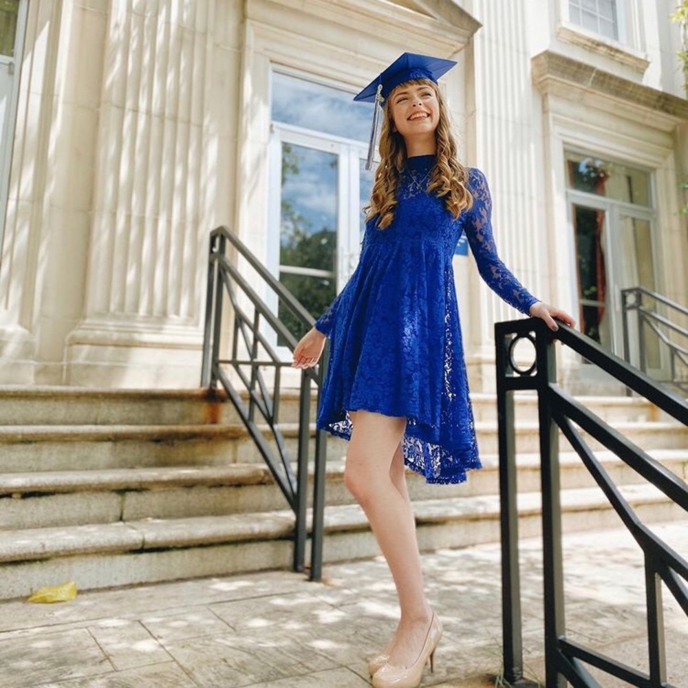 Blue Lace Free People Dress